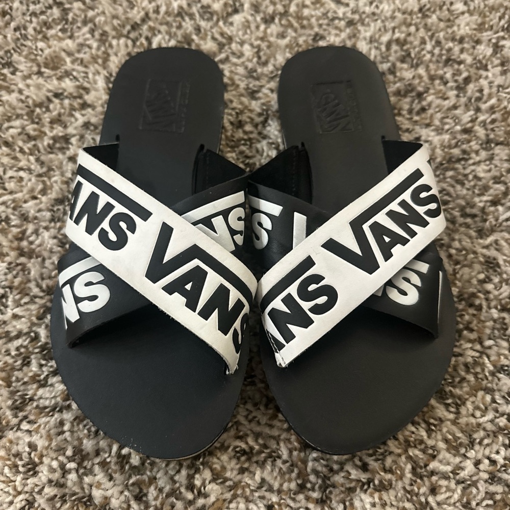 VANS Cross Strap Slides Women's